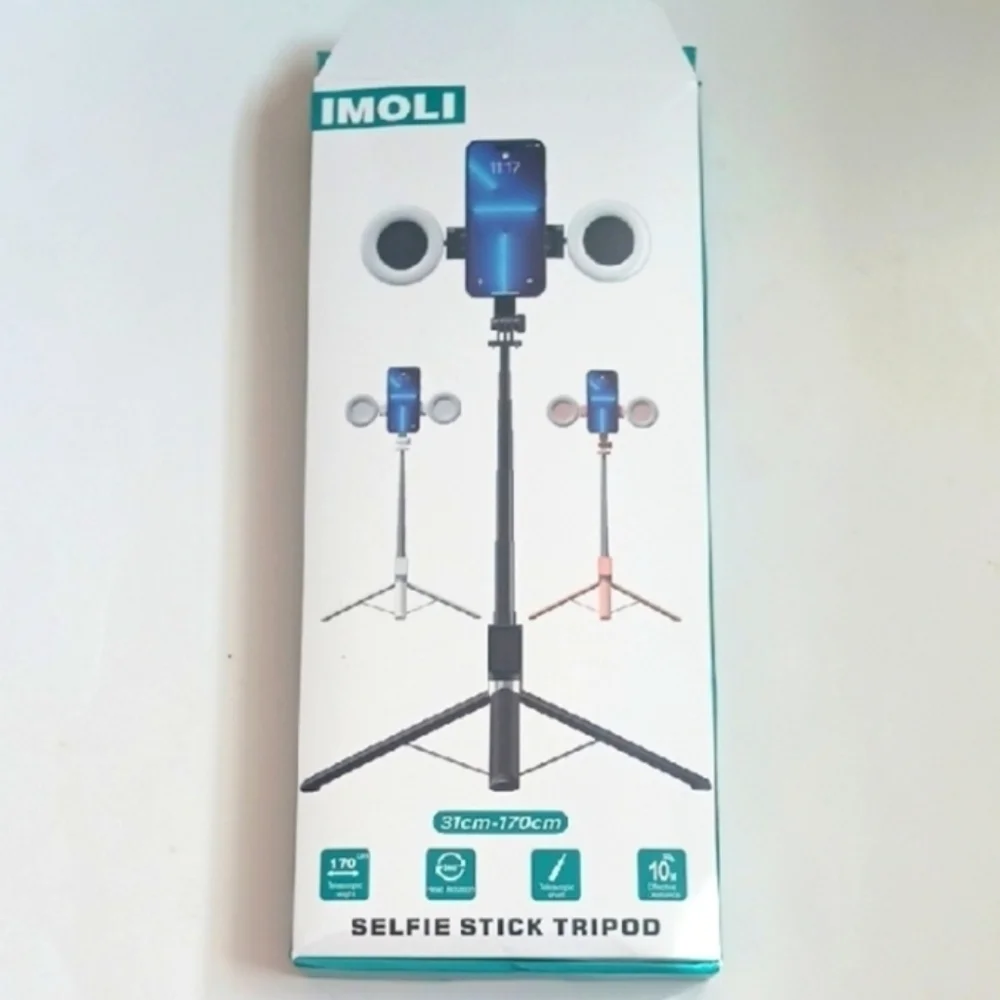 Black Selfie Stick Tripod